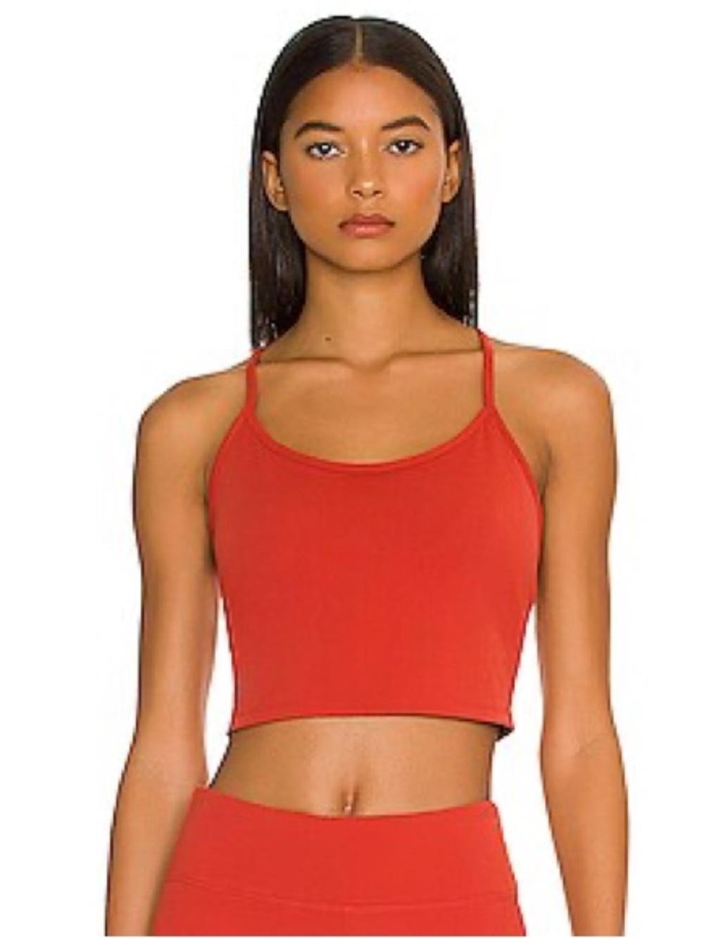 Koral Leah Blackout Sports Bra in Rouge